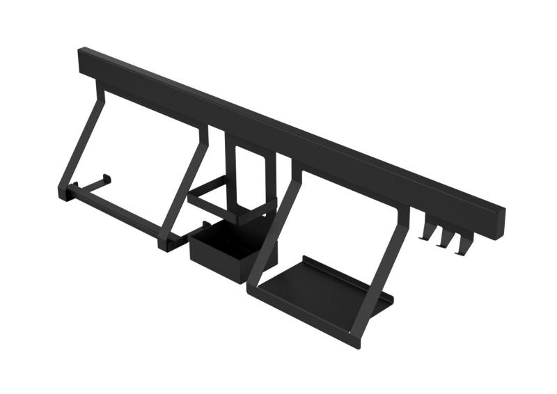 Επκα Λουξιον Σετ Κουζίνας Σιδηροτροχιών 80 εκ με Αξεσουάρ Μέταλλο με Τυφλή Στερέωση Μαύρο 1208969994