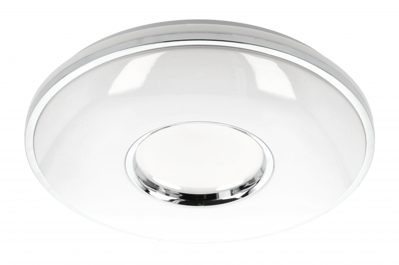 SORI LED οροφής, Ø490mm, CCT, 48W, 3840lm, AC180-250V, 50/60 Hz, PF>0,9, IP54, τηλεχειριστήριο, λευκό, 3 χρόνια εγγύηση.