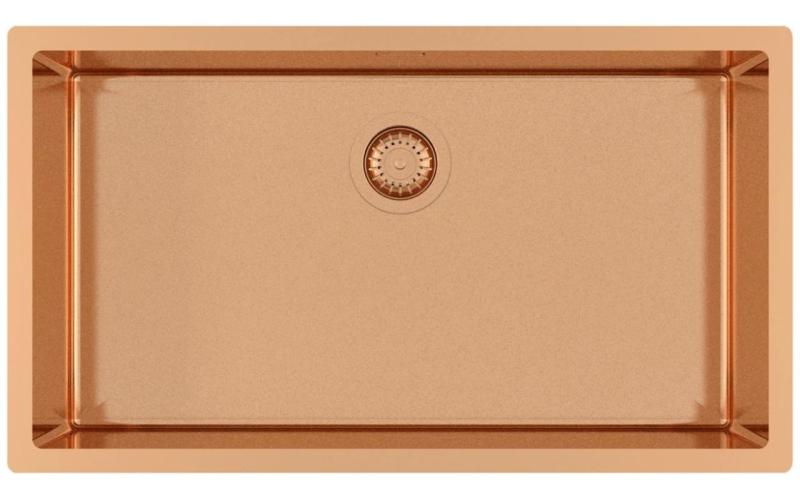 Ausmann Mosel μεγάλος χάλκινος νεροχύτης από ανοξείδωτο ατσάλι - PVD χαλκός 74x40 καθολικός 1208970018