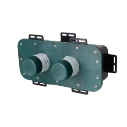 Waterevolution Ενσωματωμένο τμήμα ISOBOX Μικροβρύση νιπτήρα 2 οπών T0.16.BI