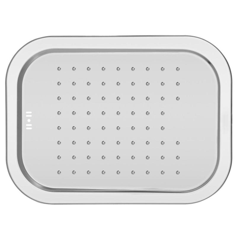 Banka Boston ανοξείδωτο ρηχό νεροχύτη με αποστραγγιστικό 542 x 402 mm Επιτραπέζιο 1208970073