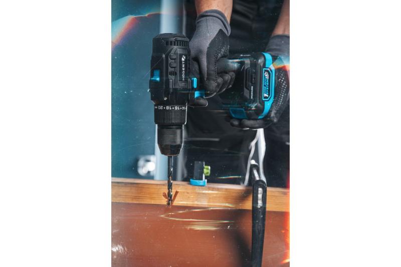 Högert Brushless ασύρματο κατσαβίδι 18V για ξύλο, μέταλλο