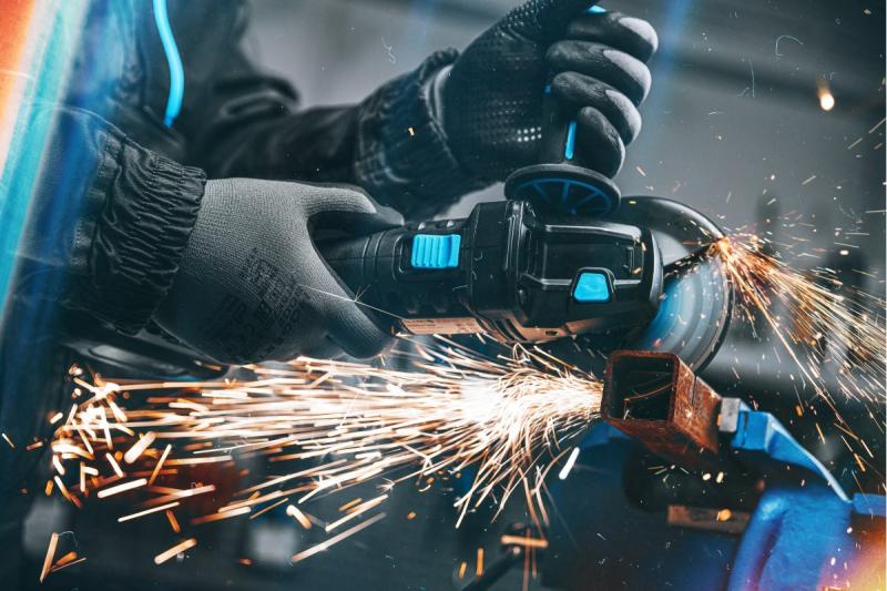 HÖGERT Ασύρματος γωνιακός τροχός 125MM 18V - χωρίς μπαταρία