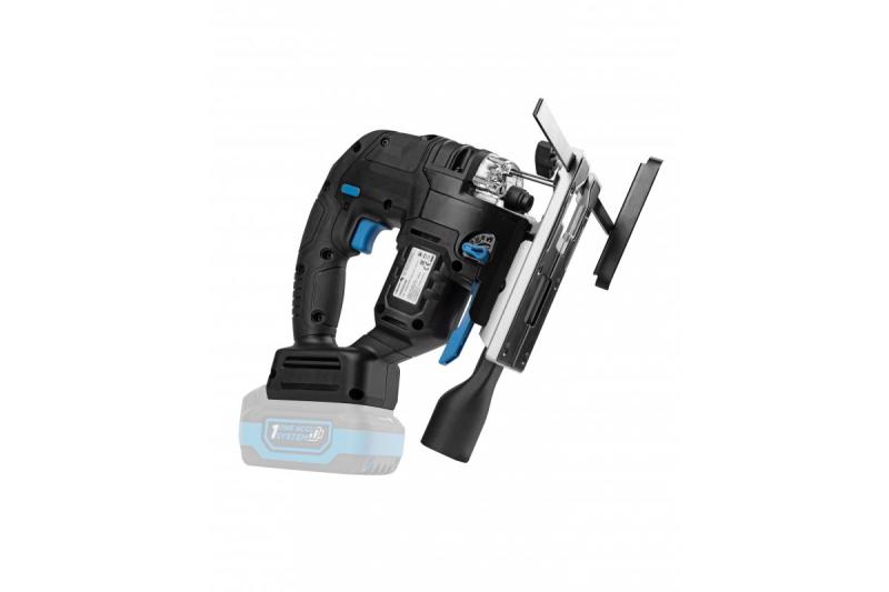 HÖGERT σέγα μπαταρίας, 18V, λαβή κατά των κραδασμών - χωρίς μπαταρία