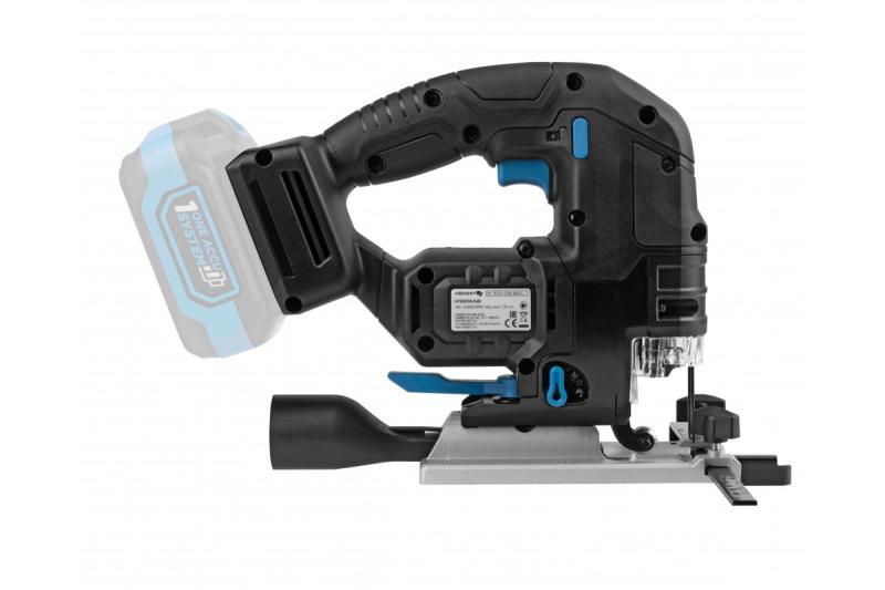 HÖGERT σέγα μπαταρίας, 18V, λαβή κατά των κραδασμών - χωρίς μπαταρία