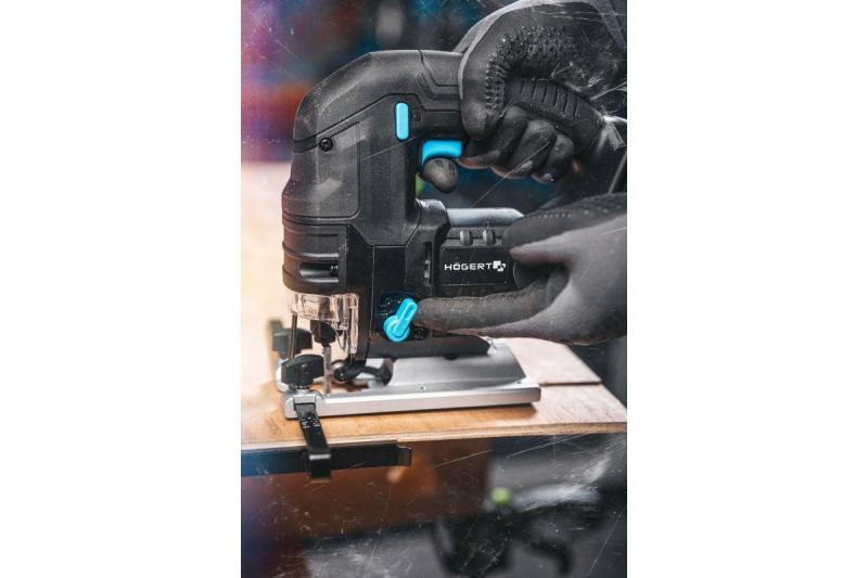 HÖGERT σέγα μπαταρίας, 18V, λαβή κατά των κραδασμών - χωρίς μπαταρία