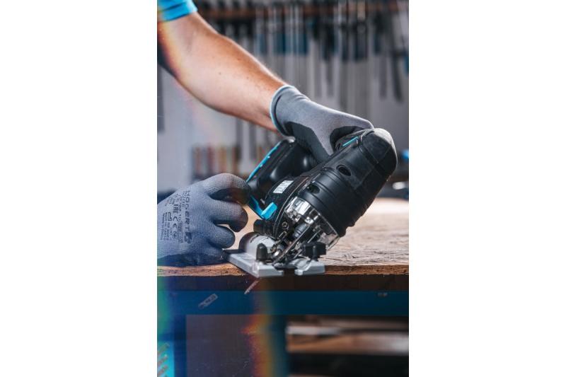 HÖGERT σέγα μπαταρίας, 18V, λαβή κατά των κραδασμών - χωρίς μπαταρία