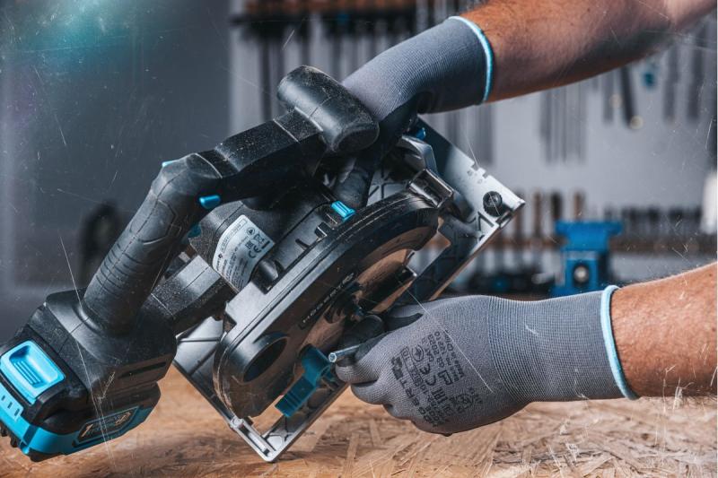 HÖGERT ασύρματο δισκοπρίονο, 18V, χωρίς μπαταρία, υποδοχή για σκούπα σκόνης