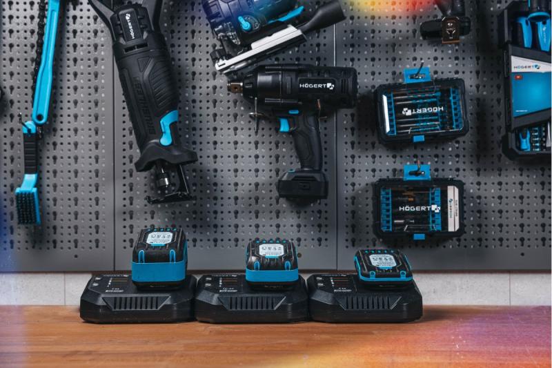 HÖGERT επαναφορτιζόμενη μπαταρία 4.0 Ah 18 V