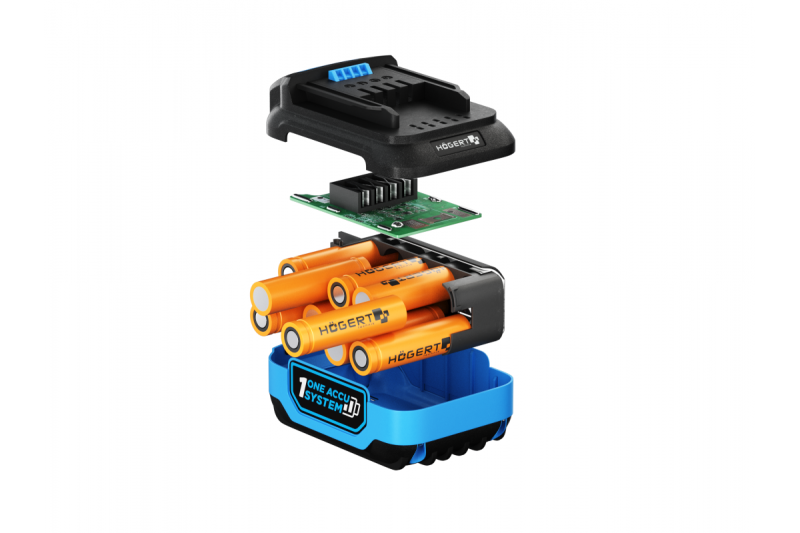 HÖGERT επαναφορτιζόμενη μπαταρία 6.0 Ah 18 V