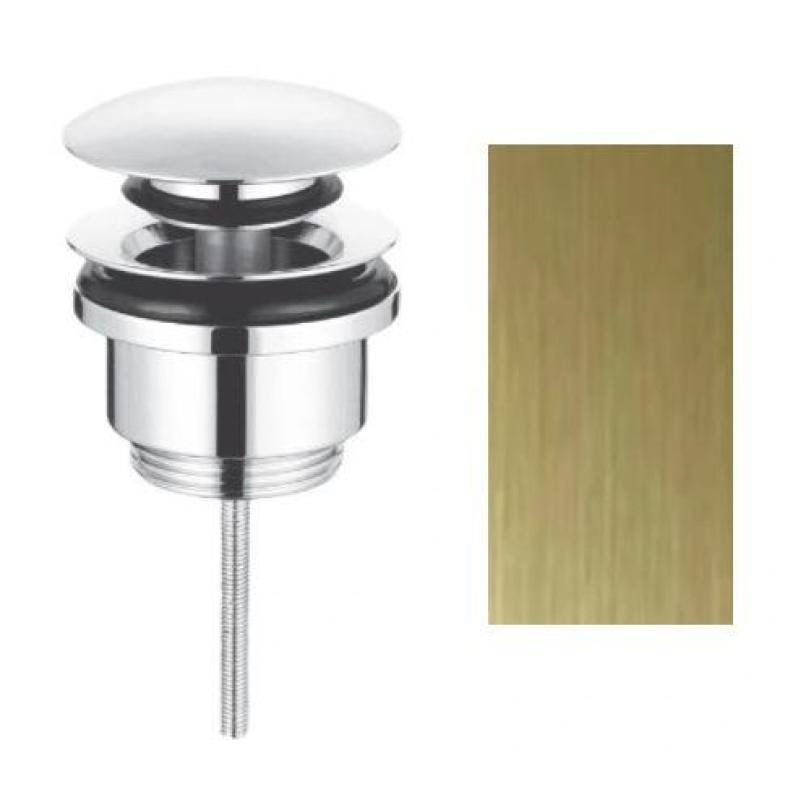 Waterevolution Flow βαλβίδα αποστράγγισης 1.1/4 PVD βουρτσισμένο χρυσό M199VAL1WGE