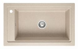 Graniteland Magra Γρανίτης Beige Ένθετος νεροχύτης 686 x 427 mm με τρύπα για βρύση και ανοξείδωτο πώμα 1208970617