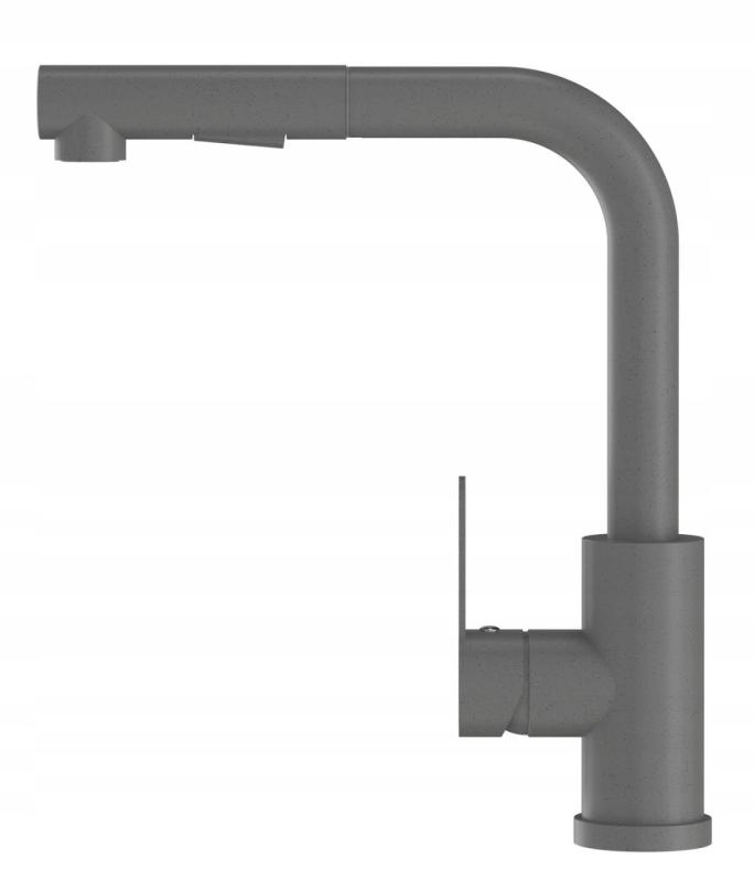 Graniteland Celeste Μπαταρία κουζίνας Γκρι με αποσπώμενο στόμιο και διπλή λειτουργία χειροκίνητο ντους 1208970663