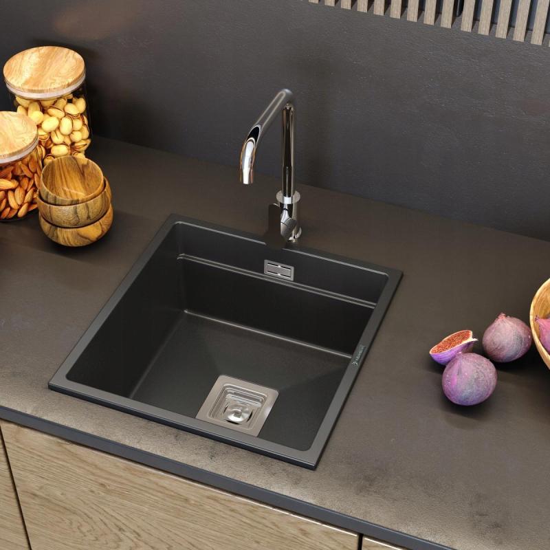 Graniteland Stellar Μπαταρία Κουζίνας Χρώμιο με περιστρεφόμενο στόμιο 1208970667