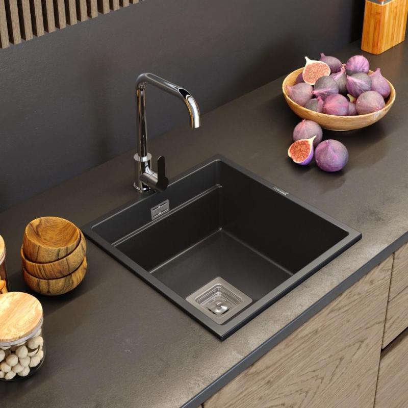 Graniteland Stellar Μπαταρία Κουζίνας Χρώμιο με περιστρεφόμενο στόμιο 1208970667