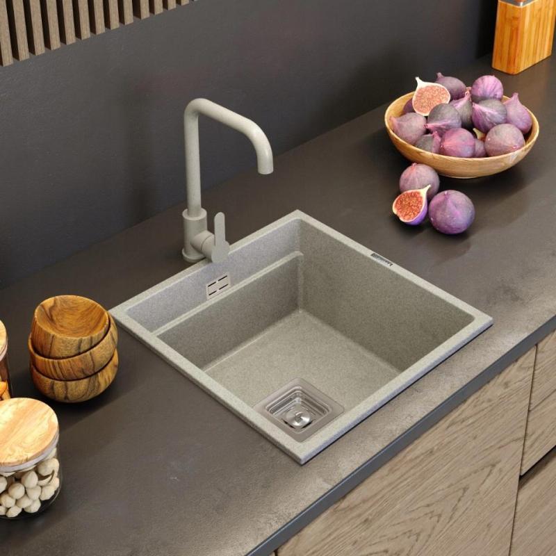 Graniteland Stellar Κουζίνα Μπαταρία Μπεζ άμμος με περιστρεφόμενο στόμιο 1208970672