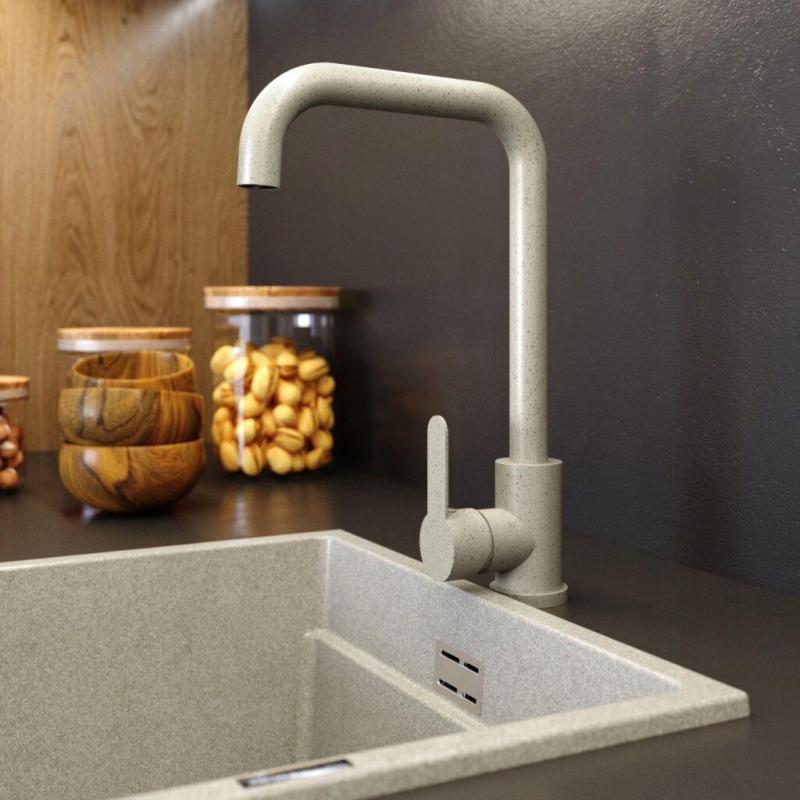 Graniteland Stellar Κουζίνα Μπαταρία Μπεζ άμμος με περιστρεφόμενο στόμιο 1208970672