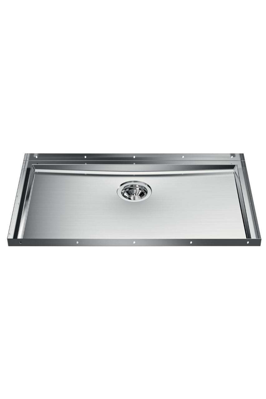 Φώστερ Phantom Base RVS Πλάκα βάσης Πάγκος Νεροχύτης 71x40cm για Εντοιχισμό σε Κεραμικό φυσική πέτρα και Solidsurface πάχος 20mm 1208970694