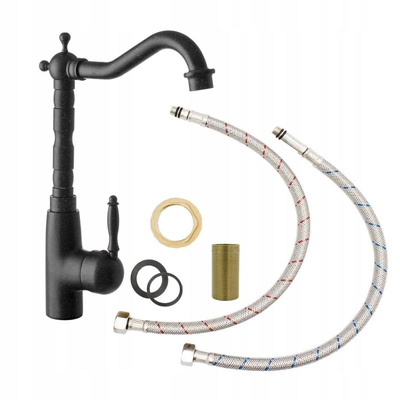 Graniteland Verve Κουζινόμπριζα Αρδούινος με εμφάνιση σκληρού λίθου με περιστρεφόμενη έξοδο 1208970701