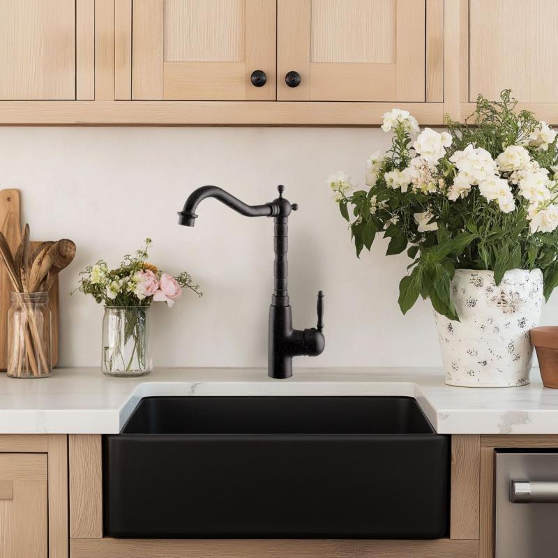 Graniteland Verve Κουζινόμπριζα Αρδούινος με εμφάνιση σκληρού λίθου με περιστρεφόμενη έξοδο 1208970701