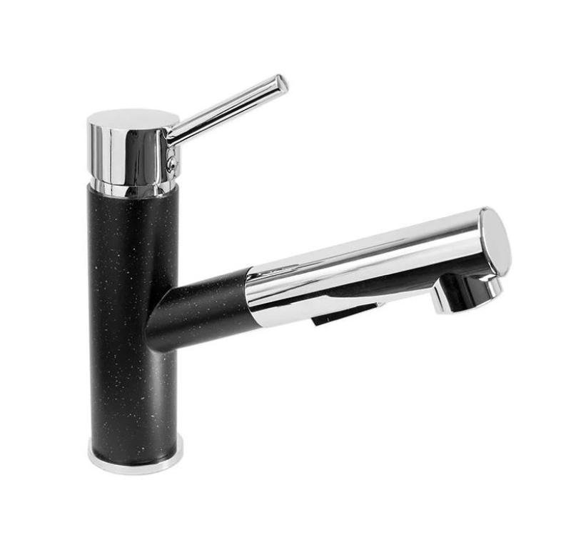 Graniteland Ceres Κουζινόμπαταρία Αρδουίνο με εμφάνιση από σκληρό λίθο με Αποσπώμενη Ροή και Διπλή-Λειτουργία Χειρός Ντους 1208970706