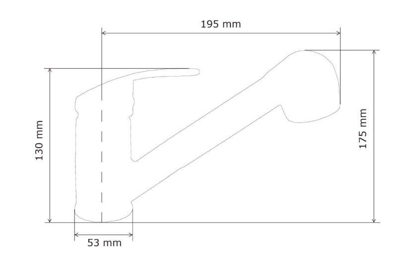 Graniteland Rhea Κουζινόμπριζα Beige άμμος με Αποσπώμενη Βρύση και Διπλής Λειτουργίας Χειρός Ντους 1208970713