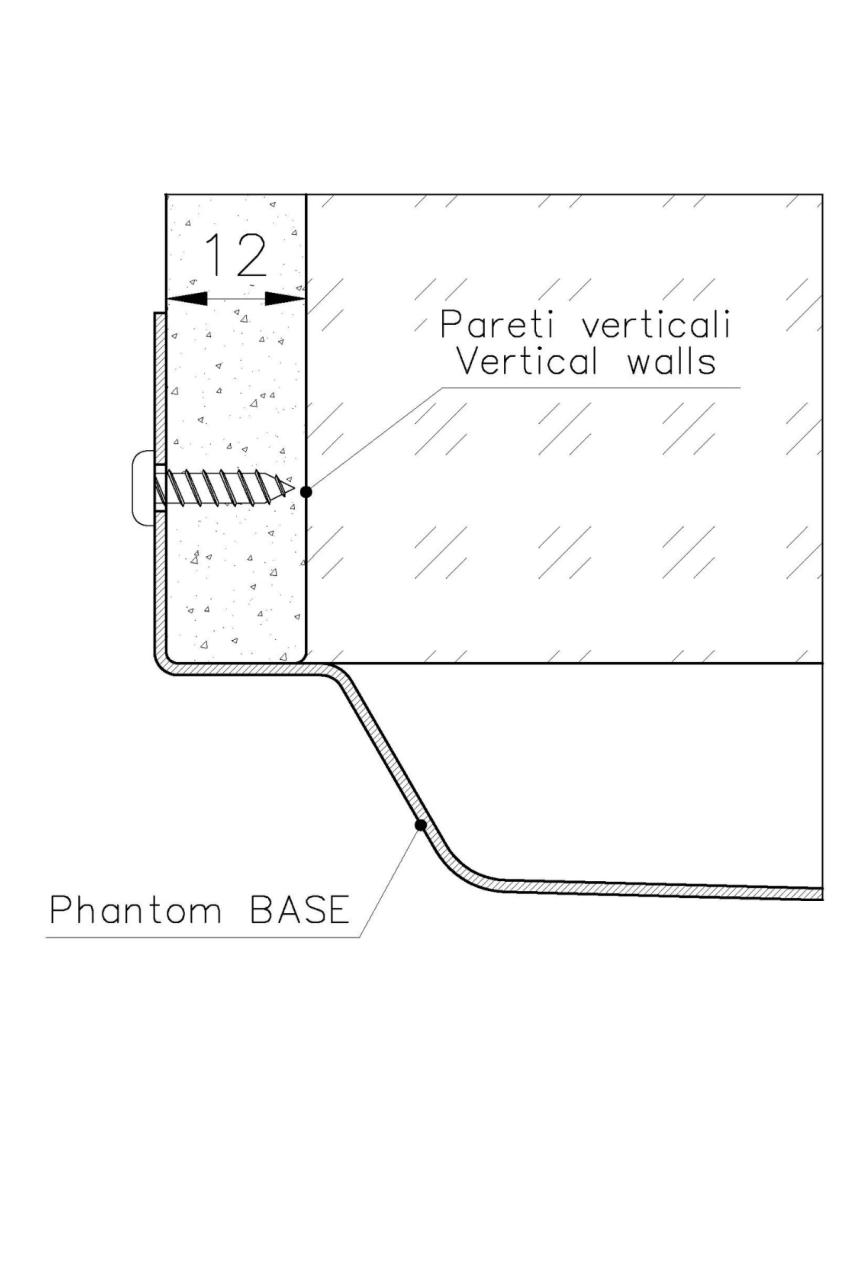 Φώστερ Phantom Base RVS Πλάκα Βάσης Worktop Νεροχύτης 40x40cm για Εντοιχισμό σε Κεραμικά, φυσική πέτρα και Solidsurface πάχους 12mm 1208970719