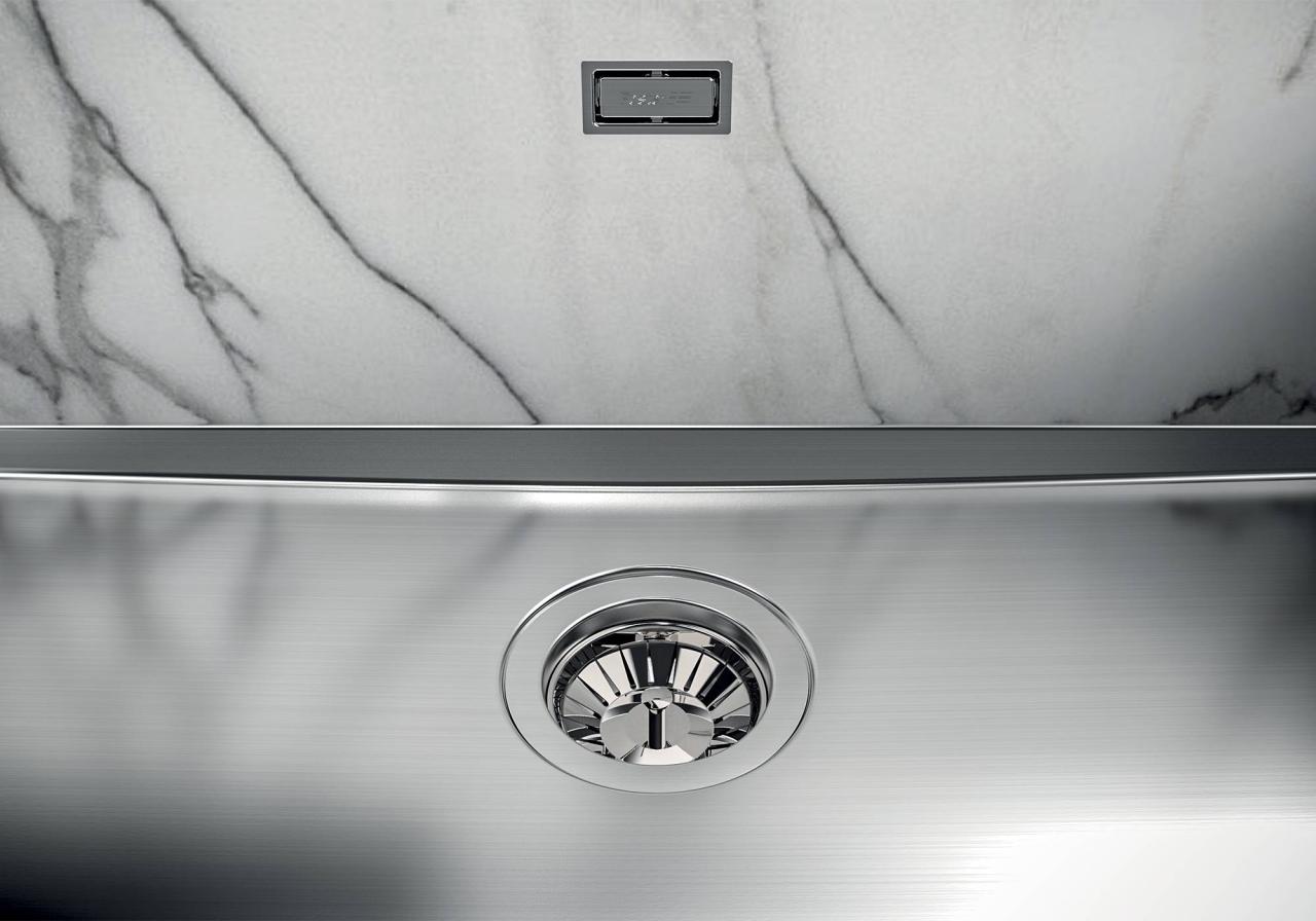 Φώστερ Phantom Base RVS Επιφάνεια Εργασίας Νεροχύτης 71x40cm για Εντοιχισμό σε Κεραμικό, Φυσική Πέτρα και Συμπαγείς Επιφάνειες πάχους 12mm 1208970721