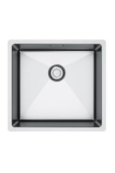Franke Bolero Plus New R10 B2X 210-40-37 RVS Νεροχύτης Επιφανειακή Εγκατάσταση, Υποκατασκευή και Επικατασκευή 40x37 εκ 127.0730.522