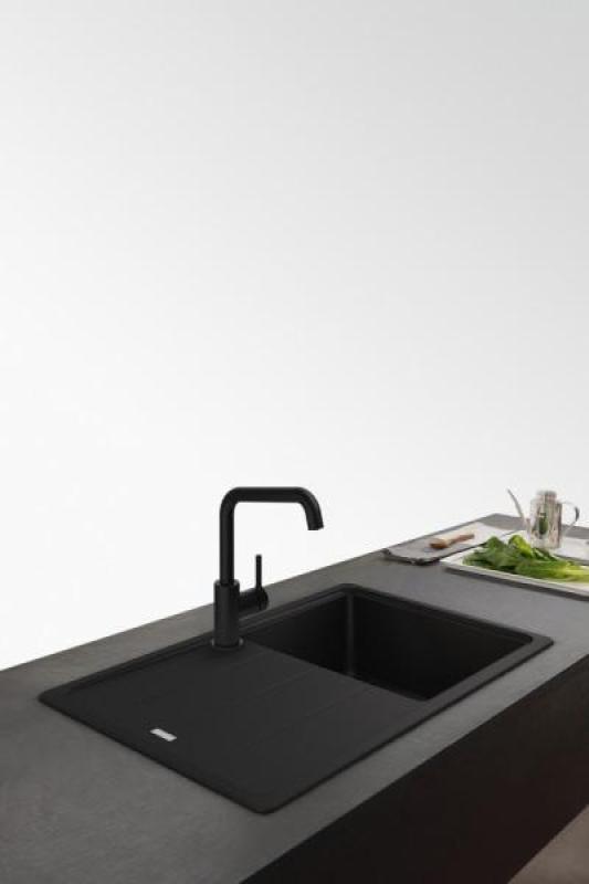 Φράνκε Λίνα U Κουζινόνερο Διακόπτης Ροής Μαύρος 115.0728.474