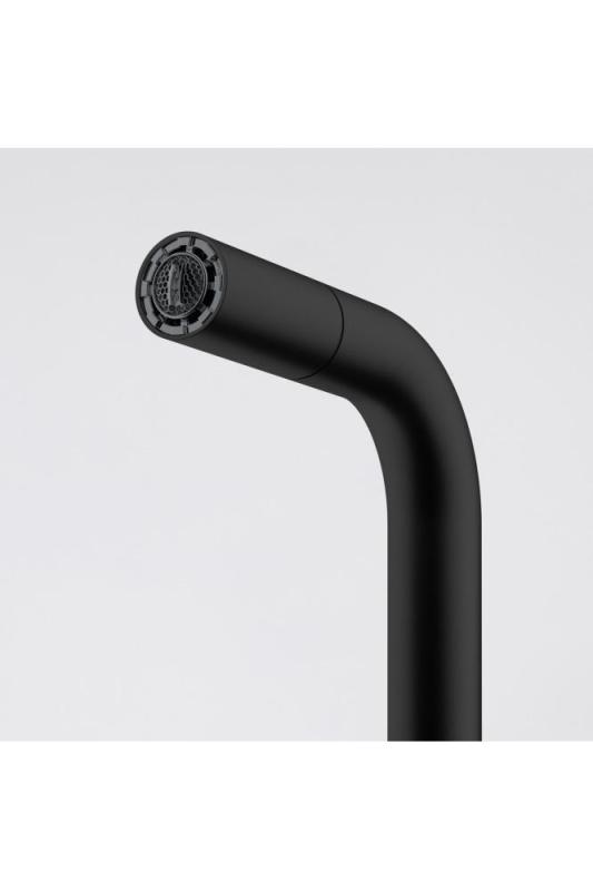 Φράνκε Λίνα U Μαύρη Κουζινική Βρύση με Αποσπώμενη Ροή 115.0728.477