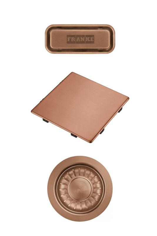 Franke Kubus 2.0 σετ χρωμάτων Σετ αποχέτευσης Χάλκινο 1208970832