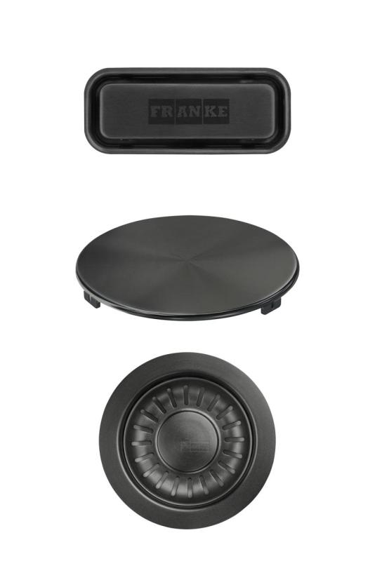 Σετ χρωμάτων Franke Maris Σετ αποχέτευσης Gun Metal 1208970839