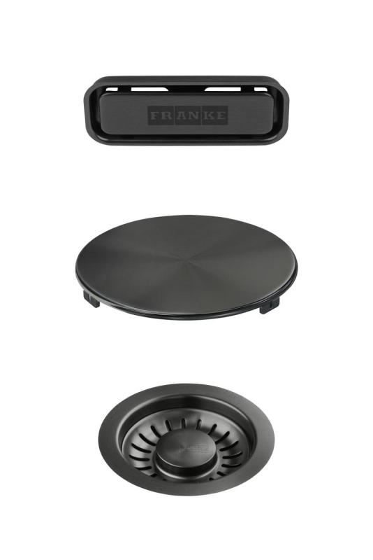 Σετ χρωμάτων Franke Maris Σετ αποχέτευσης Gun Metal 1208970839