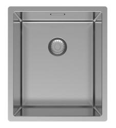 Pure.Sink Exclusivo RVS νεροχύτης 34x40 εκ. 10 χιλιοστά ραδιούς υποκατασκευής, επίπεδης κατασκευής και επικατασκευής PEX3440-02