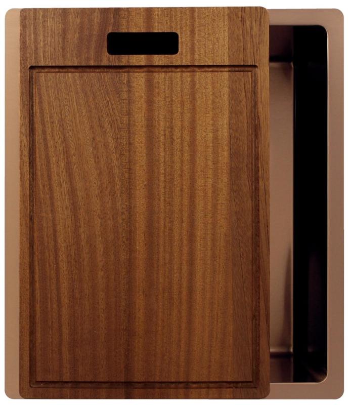 Pure.Sink Exclusivo Χάλκινο νεροχύτης 34x40 εκ 10mm ακτίνα εντοιχισμένη, επίπεδη και επικαθήμενη PEX3440-62