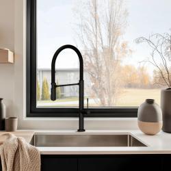 Pure.Sink Exclusivo RVS νεροχύτης 50x40 εκ 10mm ακτίνα υποδομή, επίπεδη κατασκευή και επικατασκευή PEX5040-02