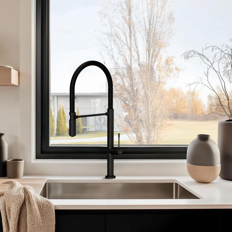 Pure.Sink Exclusivo RVS νεροχύτης 50x40 εκ 10mm ακτίνα υποδομή, επίπεδη κατασκευή και επικατασκευή PEX5040-02