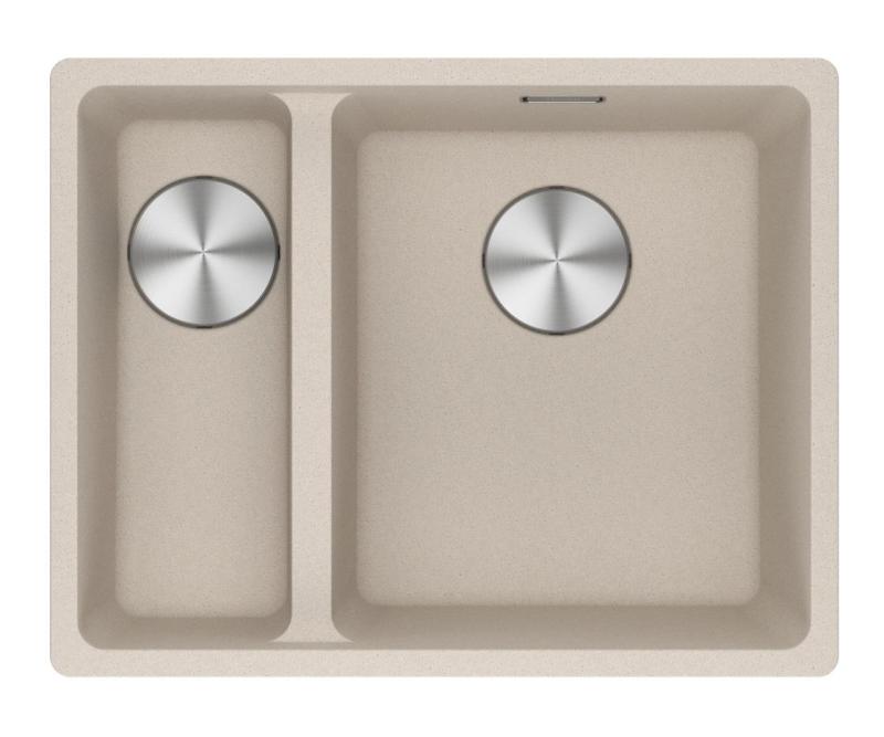 Νεροχύτης Franke Maris MRG 160-34-15 Fragranite Coffee Cream με δεξιά βάση για επιφάνεια εργασίας 125.0725.662