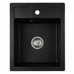 Graniteland Prest Γρανίτης Arduin look νεροχύτης Tapwing με τρύπα για βρύση επιφάνειας 400x500mm με ανοξείδωτο πώμα 1208971420