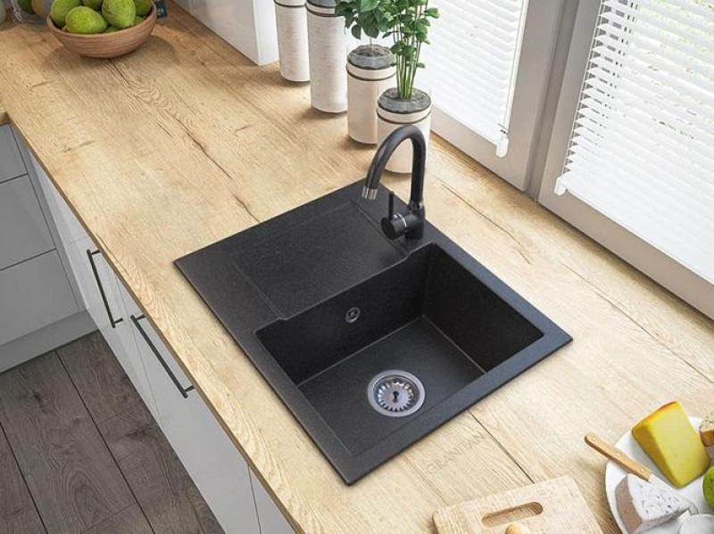 Graniteland Nex Γρανίτης Arduin look νεροχύτης με στραγγιστήρα 574x464 mm 1208971426