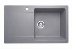 Graniteland Liri Γκρανίτης Γκρίζος νεροχύτης με στραγγιστήρα 765x448 mm 1208971441