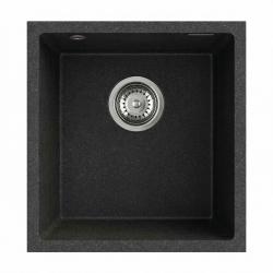 Graniteland Miniva Γρανίτης Νεροχύτης Arduin από σκληρό πέτρωμα με εμφάνιση κάτω από την κατασκευή 385x410 mm 1208971449