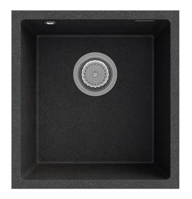 Graniteland Miniva Γρανίτης Νεροχύτης Arduin από σκληρό πέτρωμα με εμφάνιση κάτω από την κατασκευή 385x410 mm 1208971449