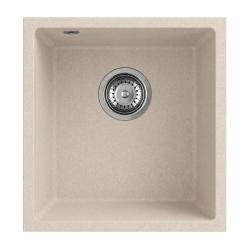 Graniteland Miniva Γρανιτένιος Νεροχύτης Beige εντοιχιζόμενος 385x410 mm 1208971451