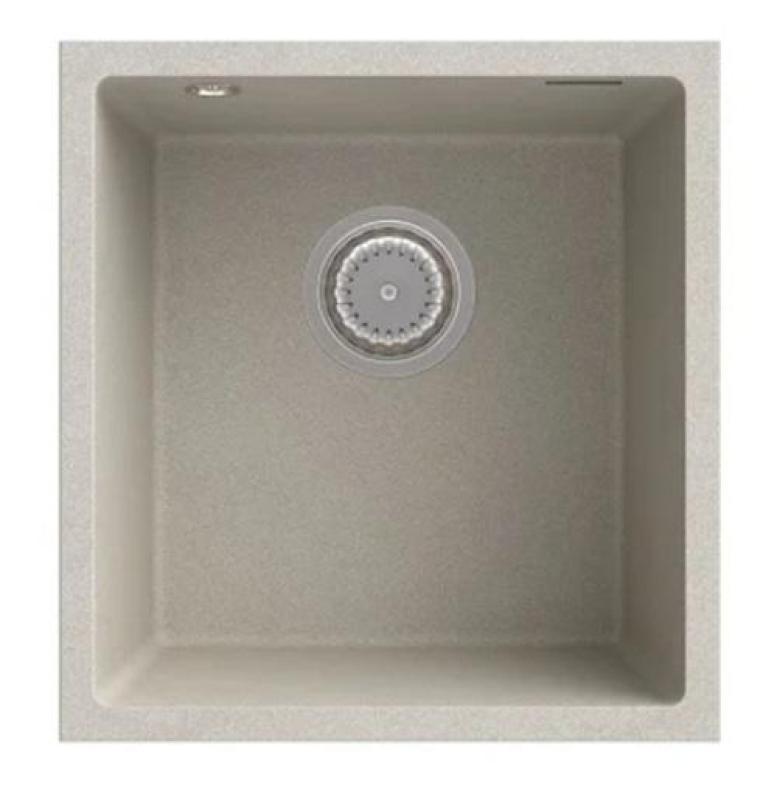 Graniteland Miniva Γρανιτένιος Νεροχύτης Beige εντοιχιζόμενος 385x410 mm 1208971451