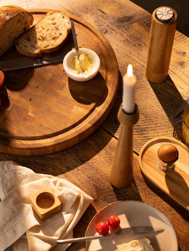 Woodsea Woodstone Oak round - Στρογγυλή Σανίδα Κοπής από Βελανιδιά Ø42cm 1208971525