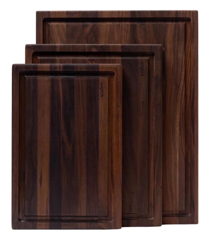 Woodsea Butcher Groove L - Κοπής ξύλινης καρυδιάς με αυλάκι χυμού 60x45 εκ 1208971536