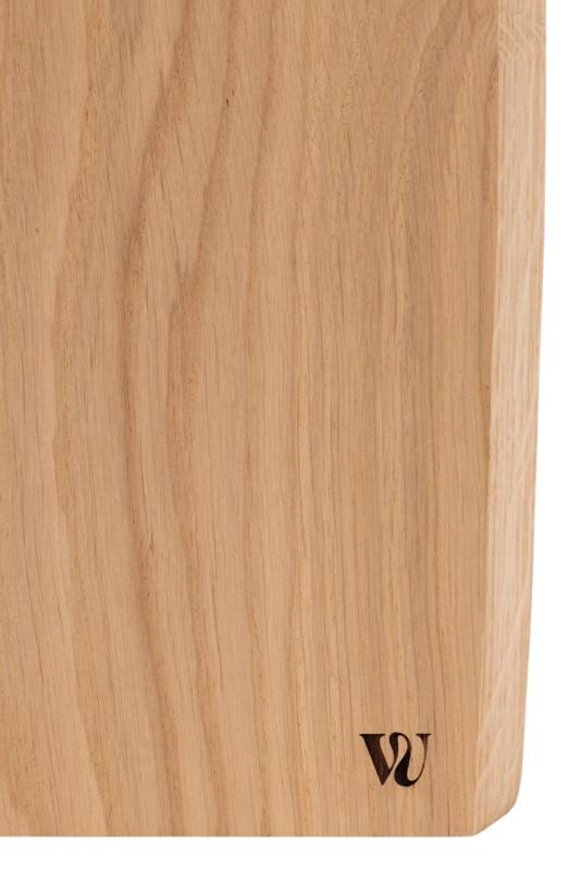 Woodsea Chop-Chop Oak L - Διαφάνεια από δρυς 40x24cm με δερμάτινη λαβή 1208971541