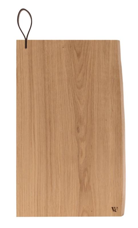 Woodsea Chop-Chop Oak L - Διαφάνεια από δρυς 40x24cm με δερμάτινη λαβή 1208971541